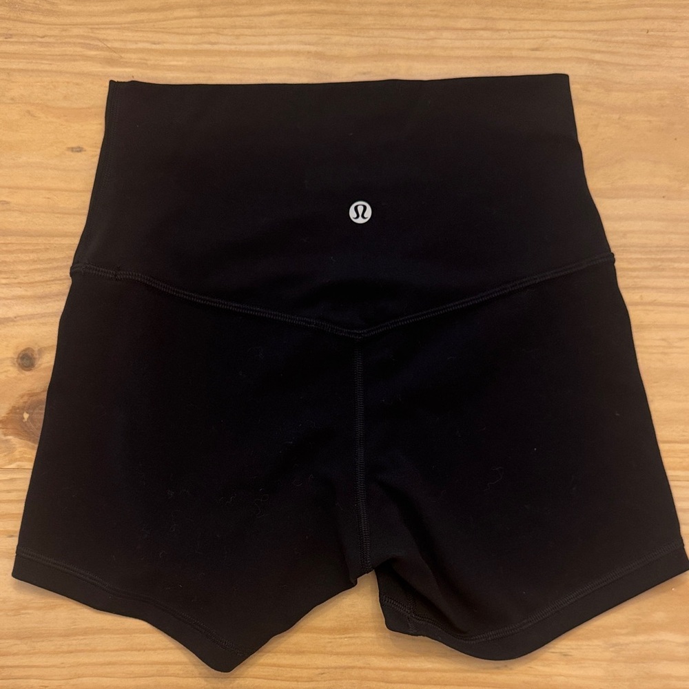 Lululemon Align Shorts - Black Women's High-Waisted Short- Size 4 - Picture 2 of 3
